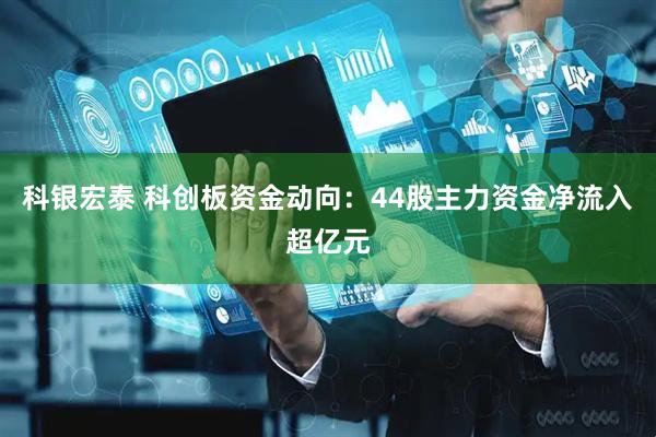 科银宏泰 科创板资金动向：44股主力资金净流入超亿元